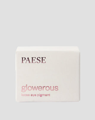 Powder, illuminating eye pigment Glowerous gold rose Paese
