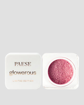 Powder, illuminating eye pigment Glowerous gold rose Paese