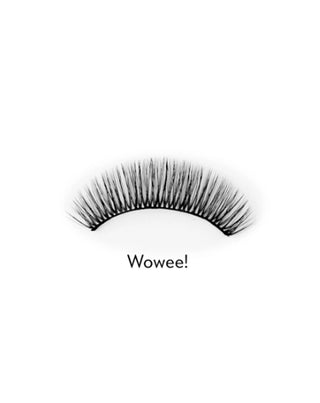 Wowee! 2D false strip eyelashes for repeated use easy to apply Bamm!Lashes - 2