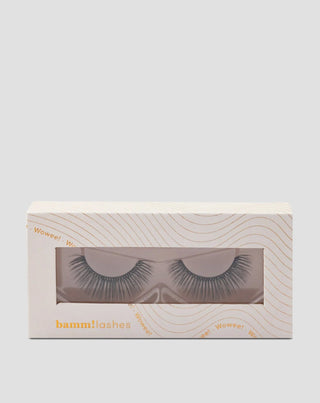 Wowee! 2D false strip eyelashes for repeated use easy to apply Bamm!Lashes - 1