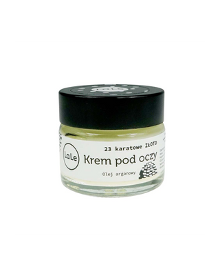 Eye cream with 23 karat gold to relieve puffiness and reduce dark circles under eyes La-Le - 1