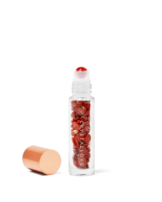 Crystal Bottle for Essential Oils - Red Jasper Crystal Crystallove