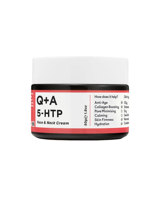 Q+A Face &amp; Neck Cream firming cream with 5-HTP amino acid