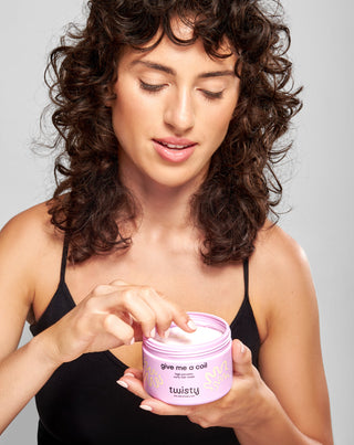 Twisty mask for curly, high porosity hair with shea butter and hemp oil - 2