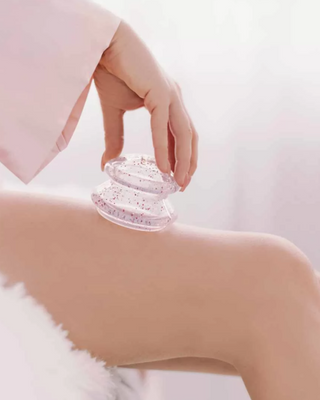 Silicone Crystal Cup Body Massage Cups with Glitter Crystallove - 2