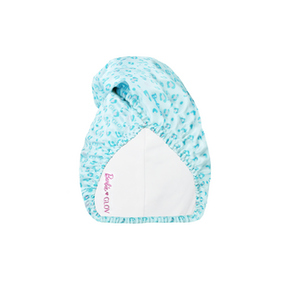 Glov Barbie Double Sided Hair Wrap Sport&Satin Blue Panther double-sided hair turban - 1