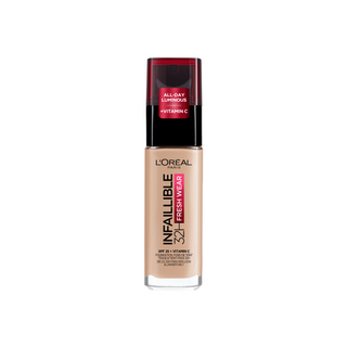 Long-lasting foundation with SPF 25 Infaillible Fresh Wear 110 Vanilla Rose L'Oreal Paris. - 1