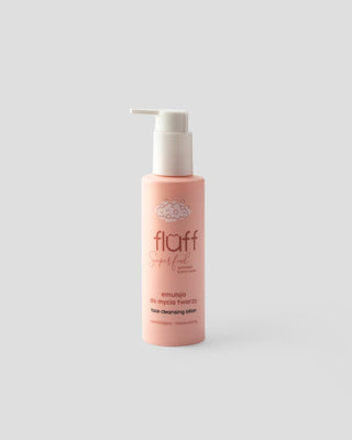 Fluff face wash emulsion with birch water, ceramides, and vitamins C & E - 1