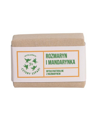 Moisturizing and Revitalizing Rosemary and Mandarin Soap by Mydlarnia Cztery Szpaki - 1