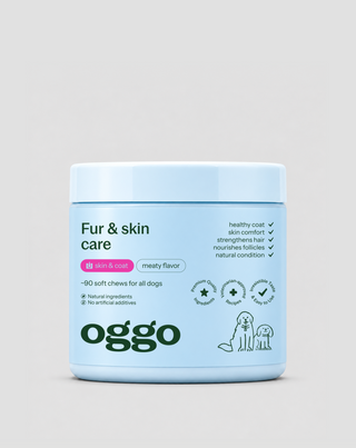 Coat and Skin Supplement for Dogs Fur & Skin Oggo 180 g - 1