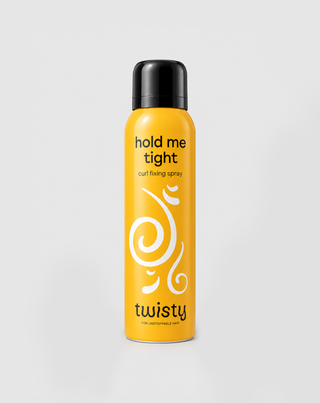 Curl setting spray that enhances curls without weighing them down Twisty