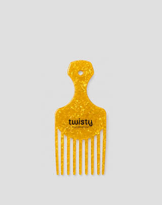 Vertical comb for building volume and lifting curly hair Twisty