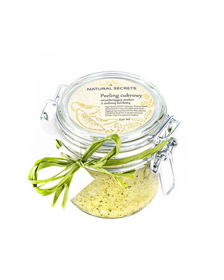 Natural Secrets sugar body scrub with green tea and natural oils