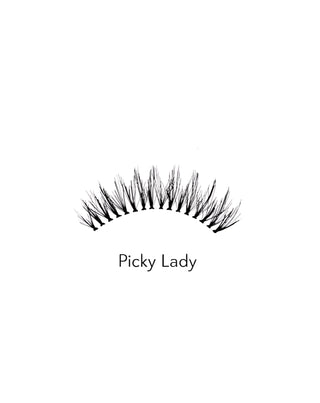 Bamm!Lashes Picky Lady 2D false eyelashes for repeated use light and soft - 2