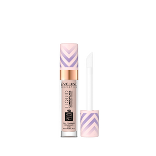 Waterproof camouflage concealer with hyaluronic acid no 03 soft natural Liquid Camouflage Eveline - 1