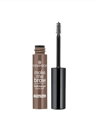 Essence BROW 05 gel mascara for medium brown eyebrows make me