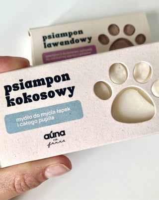 Auna For Fauna coconut dog shampoo for washing your pet’s paws and the entire body