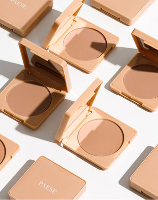 Pressed bronzer Selfglow 01 Cold with active ingredients for face contouring Paese - 6