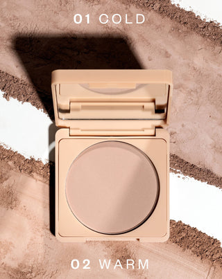 Pressed bronzer Selfglow 01 Cold with active ingredients for face contouring Paese - 4
