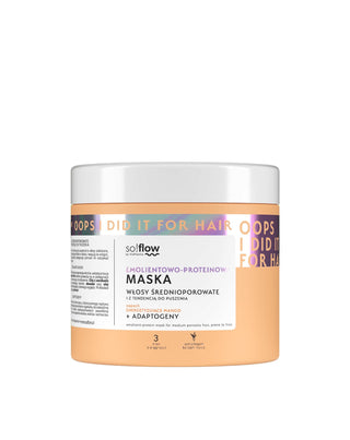 Emollient-Protein Hair Mask for Medium-Porosity Hair Prone to Frizz so!flow - 1