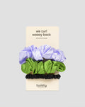 Purple, green, black