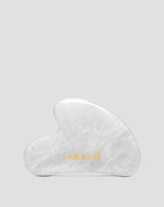 White Jade Gua Sha Stone for face Massage, Reducing Swelling, and Firming Uddo