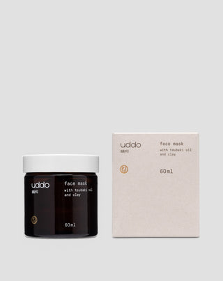 Facial Mask with White Clay, Tsubaki Oil, and Vitamin E Uddo - 3