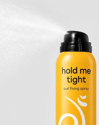 Curl setting spray that enhances curls without weighing them down Twisty