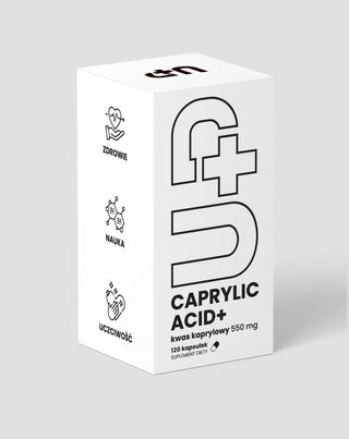 UP Caprylic acid+ supplement to support digestive comfort and intestinal health UP Health Pharma 120 capsules