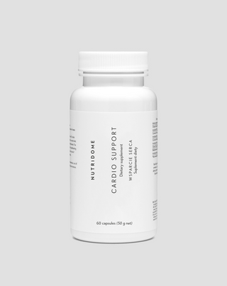 Heart and circulation support supplement with coenzyme Q10, hawthorn, thiamine and vitamin C Nutridome 60 caps