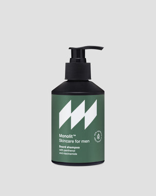 Beard shampoo with panthenol and niacinamide to cleanse and condition the beard Monolith - 1