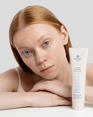 Purifying and regenerating mask for acne-prone skin with white clay Anti-Acne Orphica Clinic 100 ml - 3